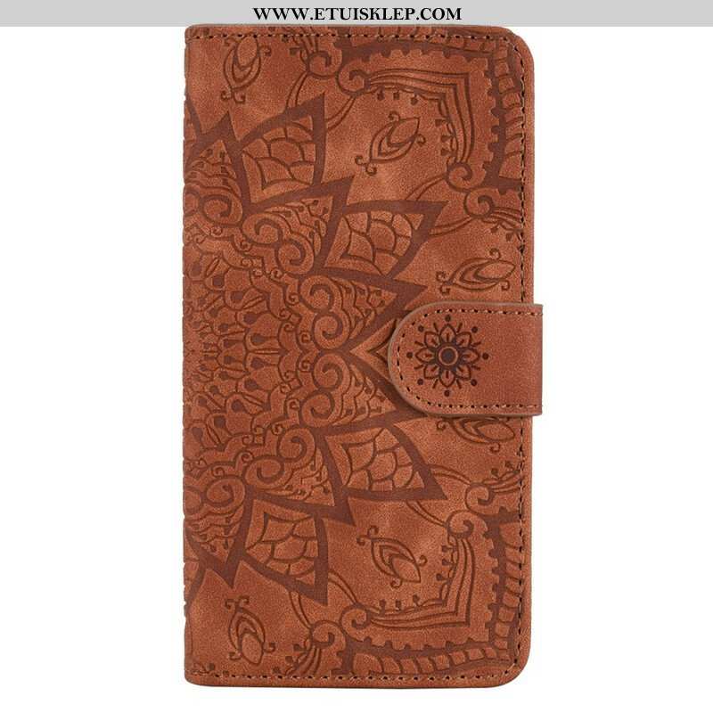 Etui Folio do iPhone 13 Pro Barokowo-mandala